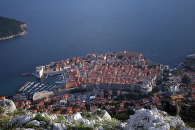 Town with buildings in background