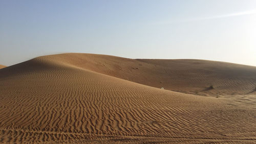 Scenic view of desert