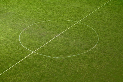 Full frame shot of soccer field