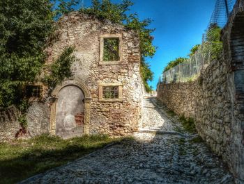 View of old building