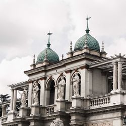 Low angle view of building against sky