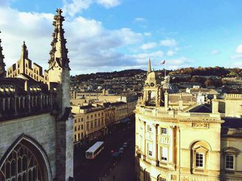 View of buildings in city