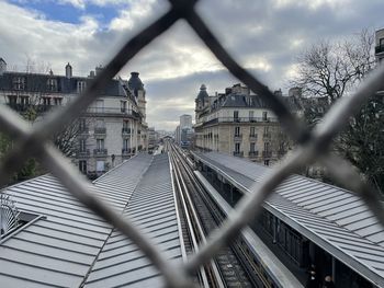 Metro station in passy, paris