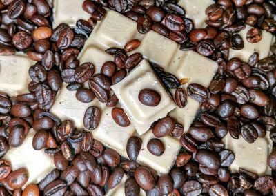 Full frame shot of coffee beans