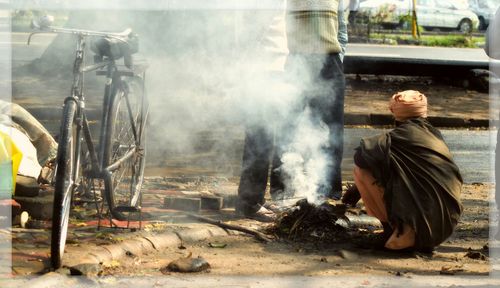 Close-up of young woman