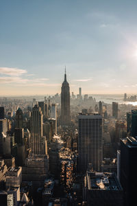 Cityscape against sky