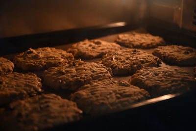 Close-up of cookies