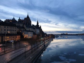 River with buildings in background