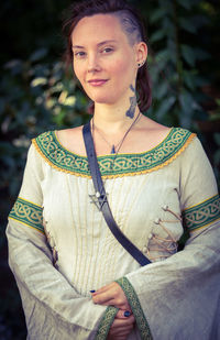 Portrait of a smiling young woman