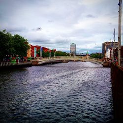 River with buildings in background