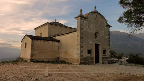 View of bell tower against sky