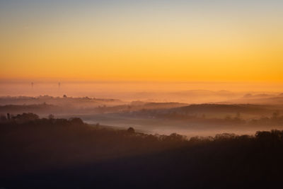 Misty Sunset