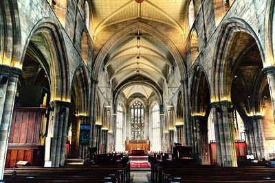 Interior of church