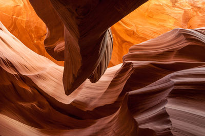 Full frame shot of rock formations