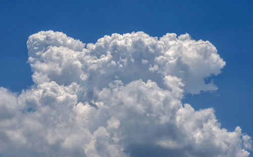 Low angle view of clouds in sky