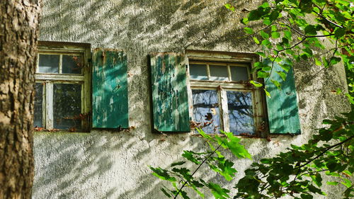 Low angle view of old building