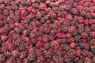 Full frame shot of strawberries