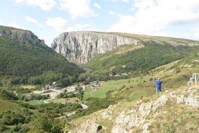 Panoramic view of landscape against sky