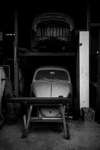 Empty seats in abandoned room