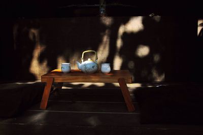 Close-up of tea on table