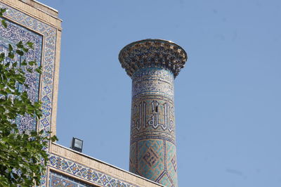 Low angle view of historical building against sky