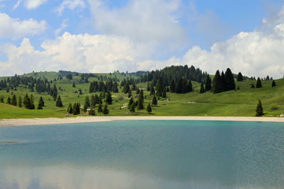 Panoramic view of landscape against sky