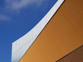 Low angle view of building against clear sky