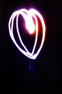 black background