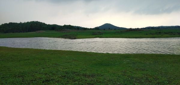 Scenic view of landscape against sky