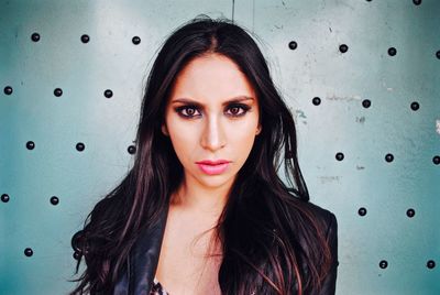 Portrait of young woman