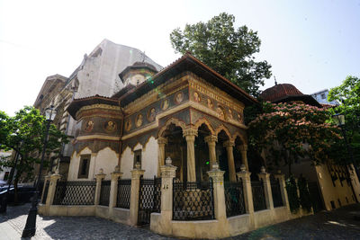 Low angle view of building against sky