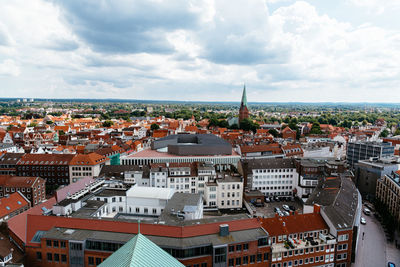 Cityscape of lubeck, germany