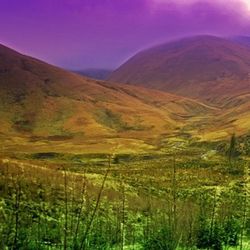 Scenic view of mountains