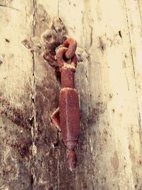 Close-up of rusty metal