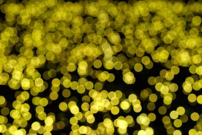 Defocused image of illuminated christmas lights