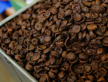 Close-up of coffee beans