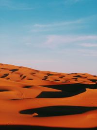 Low angle view of beach against sky