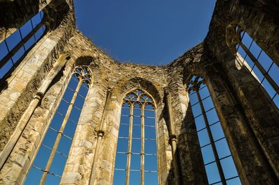 Low angle view of historical building