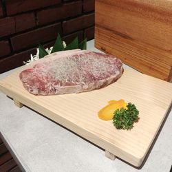 High angle view of food on cutting board