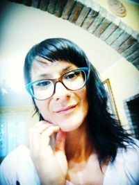 Portrait of young woman