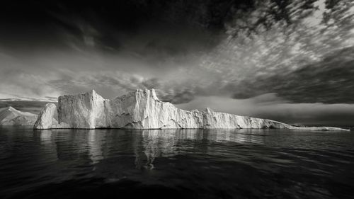 Panoramic view of sea against sky