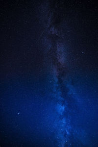 Low angle view of stars in sky