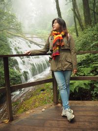 Full length of a woman standing outdoors