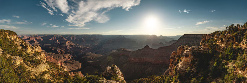 Panoramic view of landscape against sky