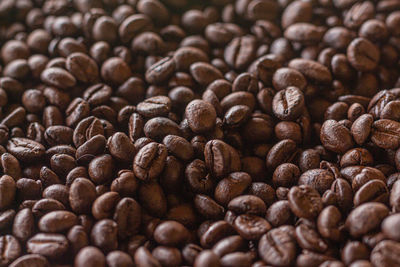 Full frame shot of coffee beans