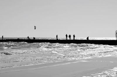 People on beach