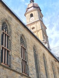 Low angle view of building against sky