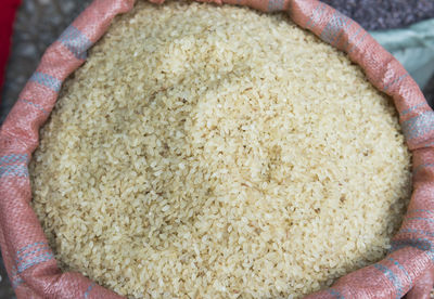 Close-up of rice for sale