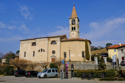 The church of st. mary of the purification in comano, canton ticino, switzerland.