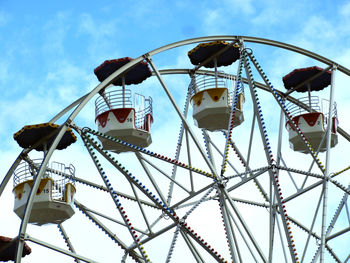 Low angle view of ferris wheel